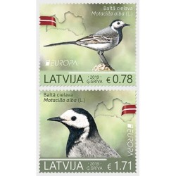 Łotwa 2019, EUROPA CEPT: ptaki **