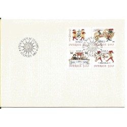 Szwecja 1983, Boże Narodzenie. FDC