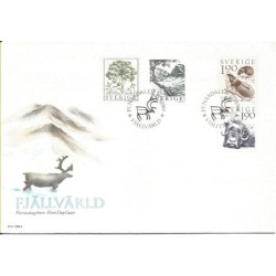 Szwecja 1984, Fauna i flora. FDC