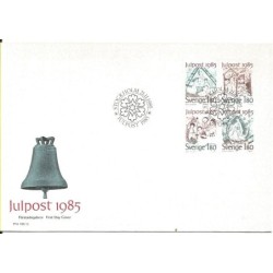 Szwecja 1985, Boże Narodzenie. FDC