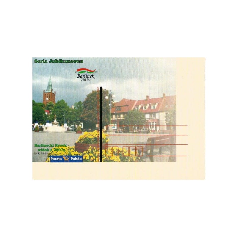 Kartka Szczecin 2008, Barlinek, 730 lat