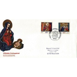 Niemcy 1980, Boże Narodzenie. FDC