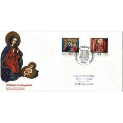 Niemcy Berlin 1980, Boże Narodzenie. FDC