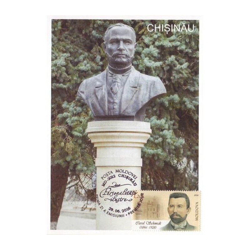 Mołdawia 2016, Burmistrz K. Schmidt, polskie pochodzenie. Karta maksimum
