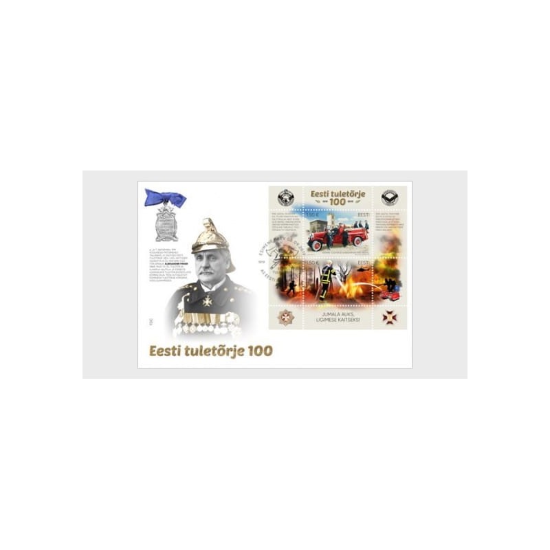 Estonia 2019, Straż pożarna. FDC