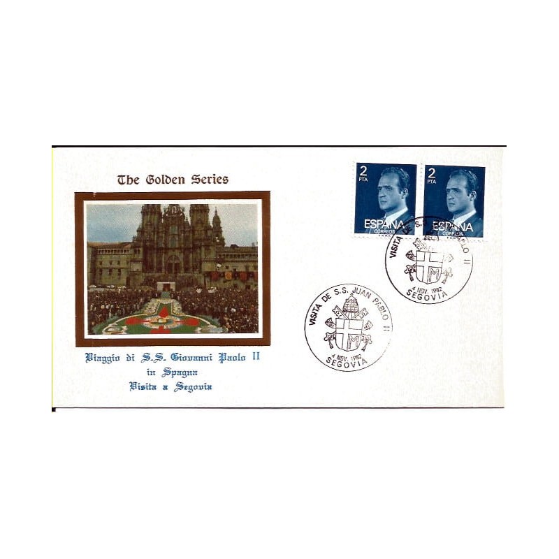 Hiszpania 1982, Papież Jan Paweł II. Datownik