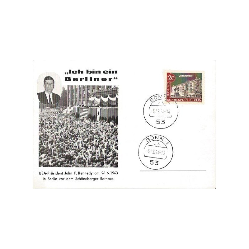 Niemcy 1963, Prezydent USA Kennedy, JFK. Wizyta