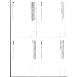 USA 1989, Poczta, kongres UPU, historia. 4 szt.