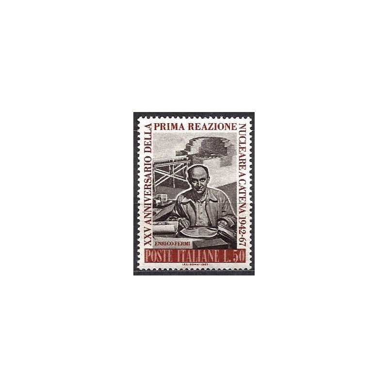 Włochy 1967, E. Fermi, fizyka jądrowa **