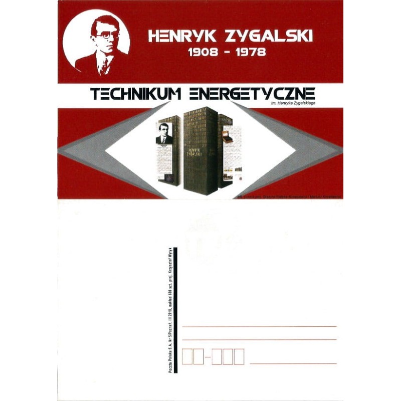Kartka Poznań 2019, H. Zygalski, Enigma, matematyka