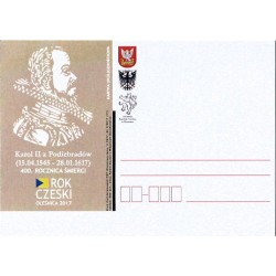 Kartka Wrocław 2017, książę Karol II Podiebrad, Oleśnica