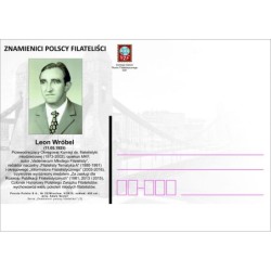 Kartka Wrocław 2019, Filateliści, L. Wróbel