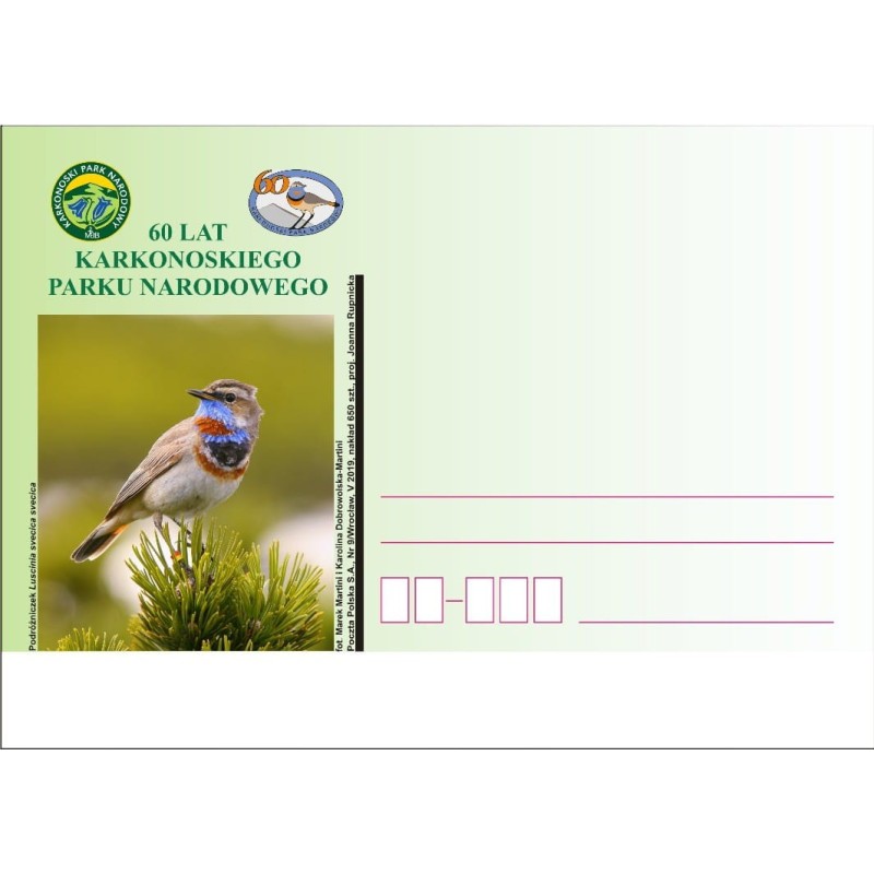 Kartka Wrocław 2019, Ptak, Karkonoski Park Narodowy