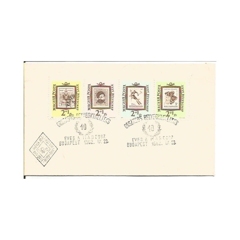 Węgry 1962, Dzień znaczka. FDC