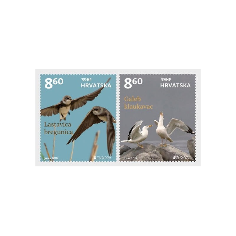 Chorwacja 2019, EUROPA CEPT: ptaki **