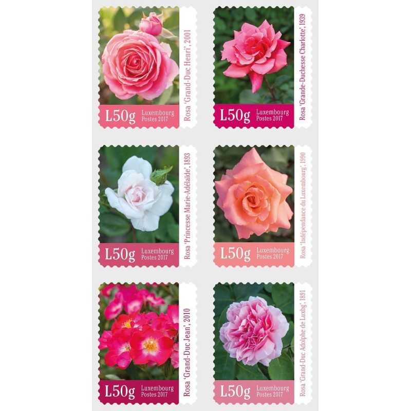 Luksemburg 2017, Kwiaty: róże **
