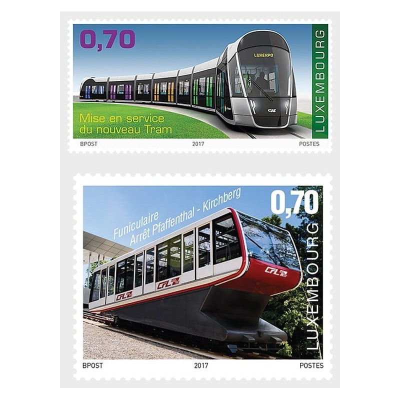 Luksemburg 2017, Pociągi, kolej **
