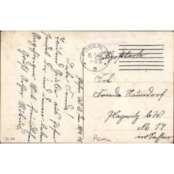 Poznań, Most, zamek, tramwaj. Obieg 1915
