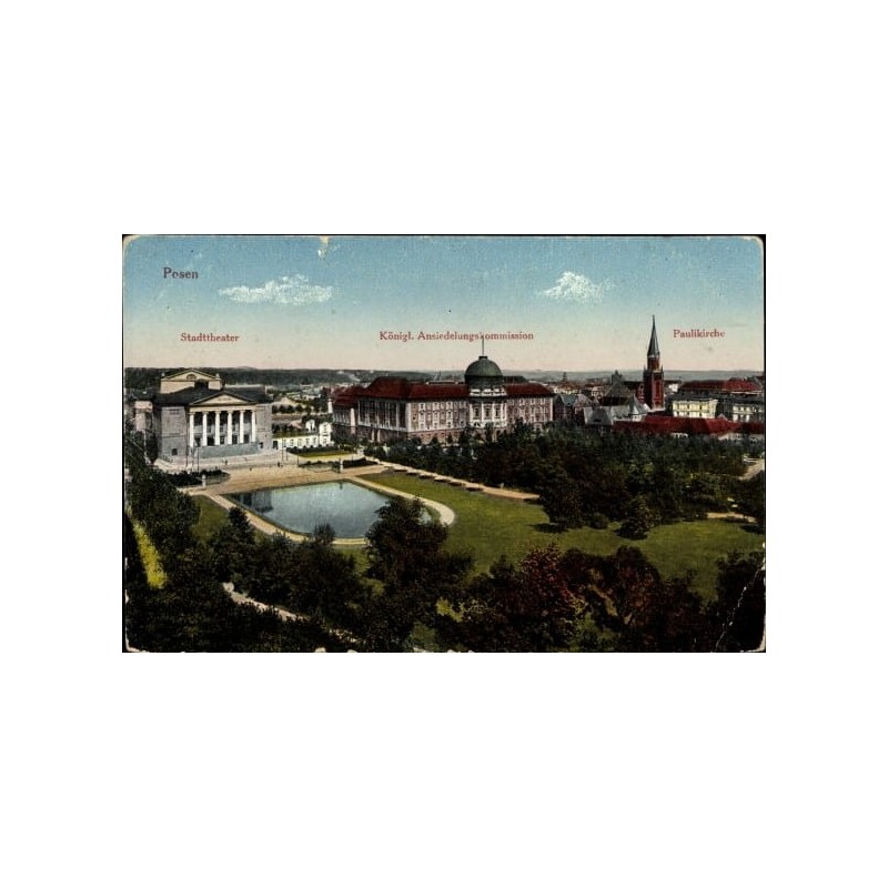 Poznań, Teatr, Komisja, kościół. Bez obiegu