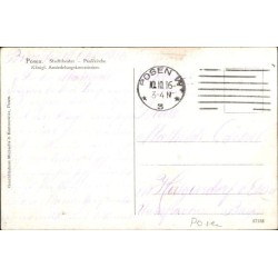 Poznań, Teatr, Komisja, kościół. Obieg 1916