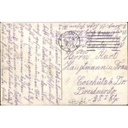 Poznań, Widok ogólny, tramwaj. Obieg 1916