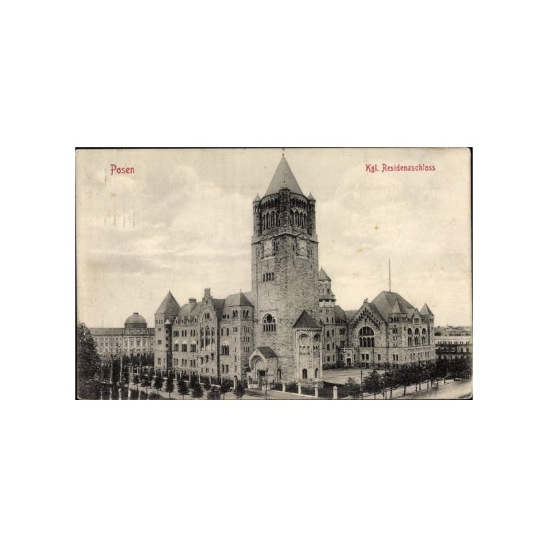 Poznań, Zamek. Obieg 1910