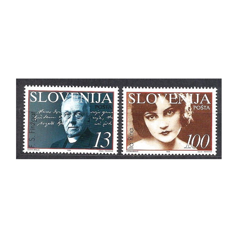 Słowenia 1996, Postaci, literatura, film **