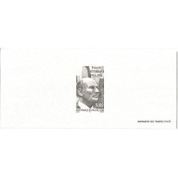 Francja 1997, Prezydent Miterrand. Odbitka z oryginalnej matrycy