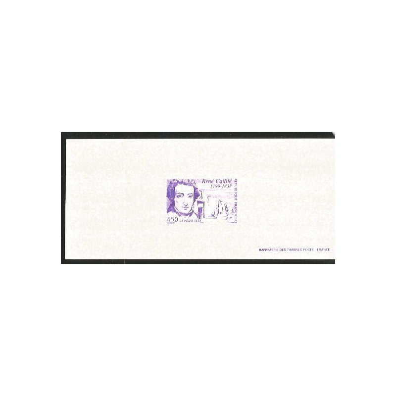 Francja 1999, R.A. Caillie, podróżnik, Afryka. Odbitka z oryginalnej matrycy