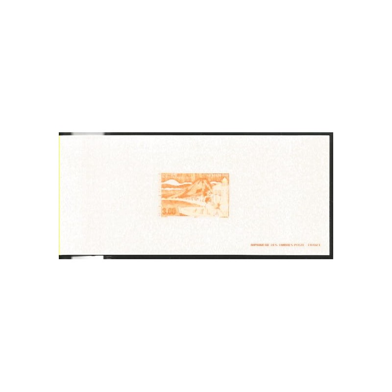 Francja 1999, Turystyka: Martynika, wulkan. Odbitka z oryginalnej matrycy