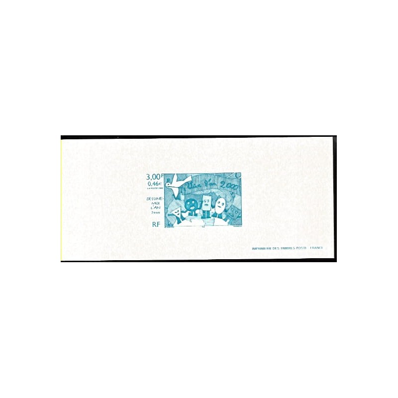 Francja 2000, Nowy Rok. Odbitka z oryginalnej matrycy