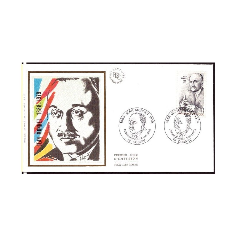 Francja 1988, J. Monnet. Unia Europejska. FDC