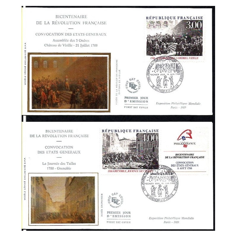 Francja 1988, Rewolucja francuska. FDC