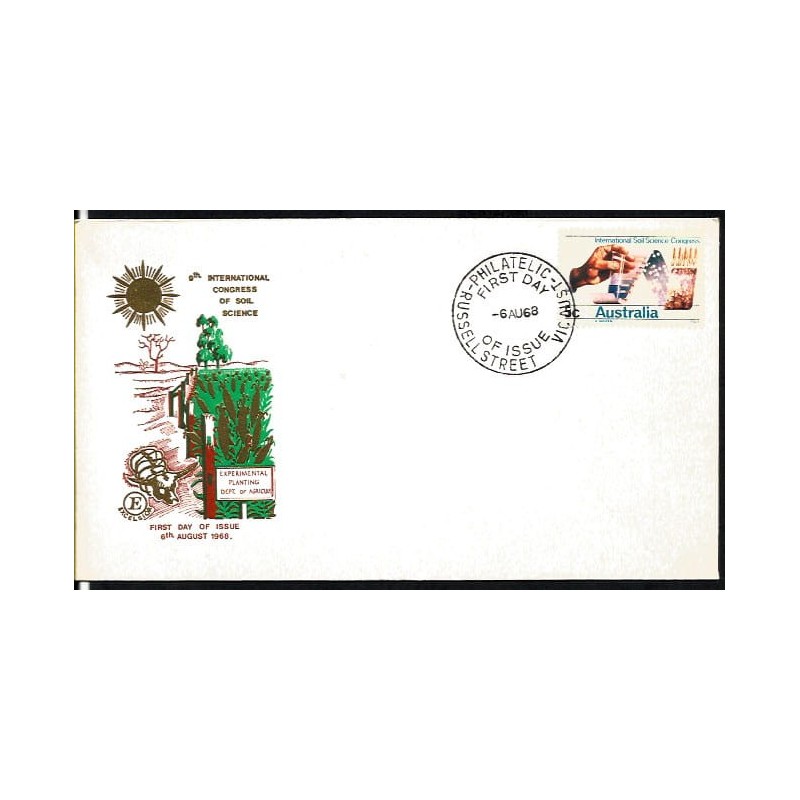 Australia 1968, Ziemia, geologia, kongres. FDC