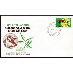 Australia 1970, Rolnictwo, hodowla, krowa. FDC