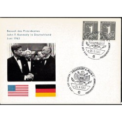 Niemcy 1963, Prezydent Kennedy. Frankfurt