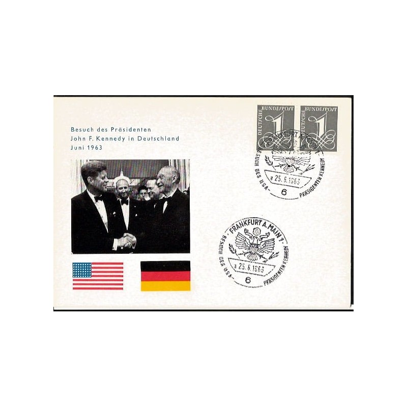 Niemcy 1963, Prezydent Kennedy. Frankfurt