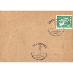 Niemcy NRD 1976, Poczta, słup milowy pocztowy. Oranienburg