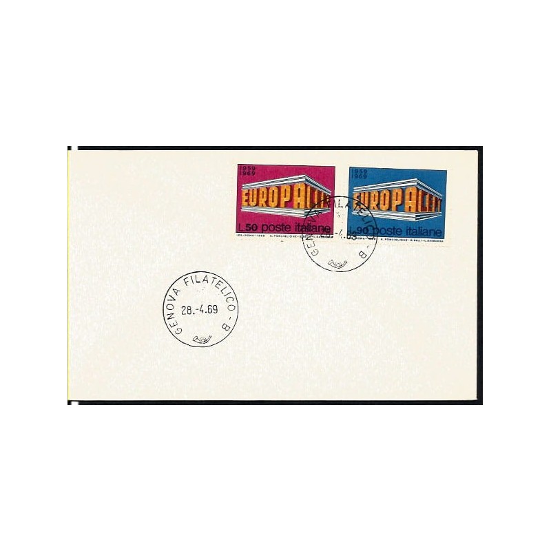 Włochy 1969, EUROPA CEPT. FDC