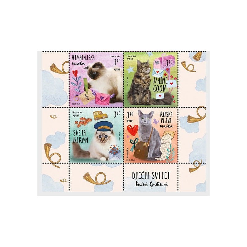 Chorwacja 2018, Koty, poczta **