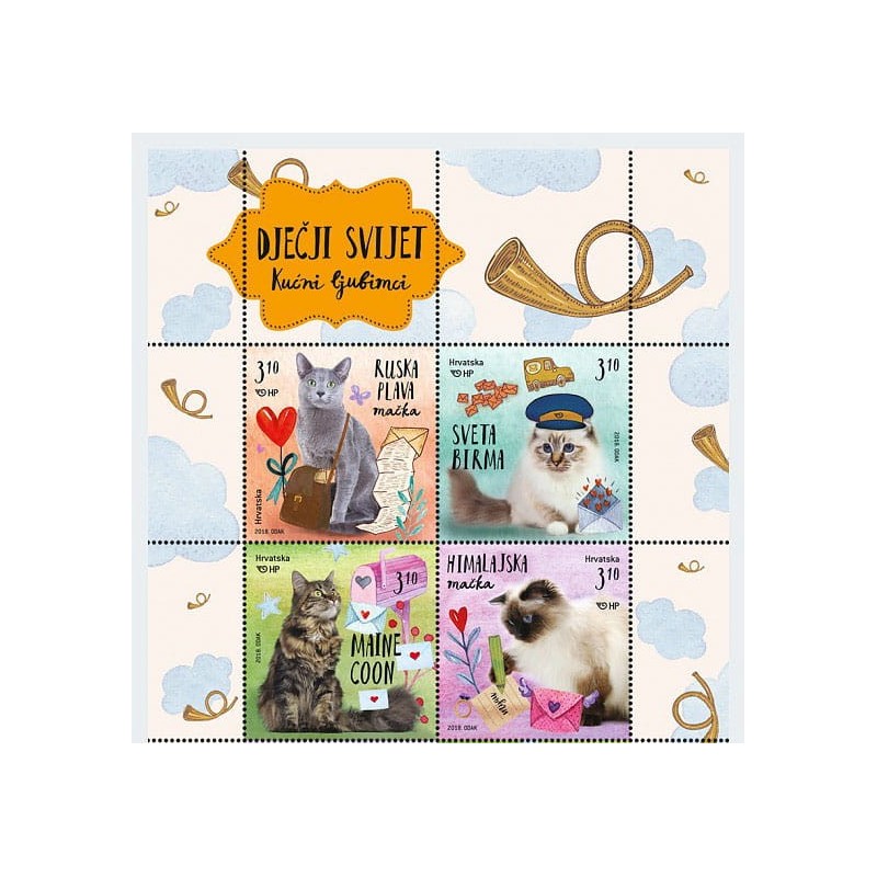 Chorwacja 2018, Koty, poczta **