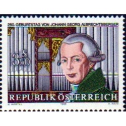 Austria 1986, Muzyka, organy, J. G. Albrechtsberger **