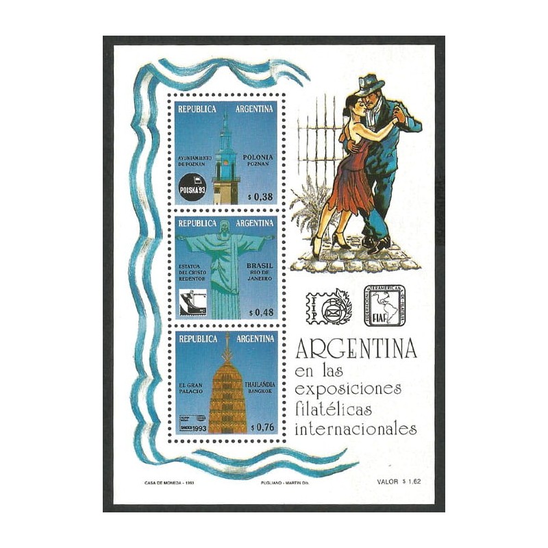 Argentyna 1993, ŚWF Polska Poznań. Blok **