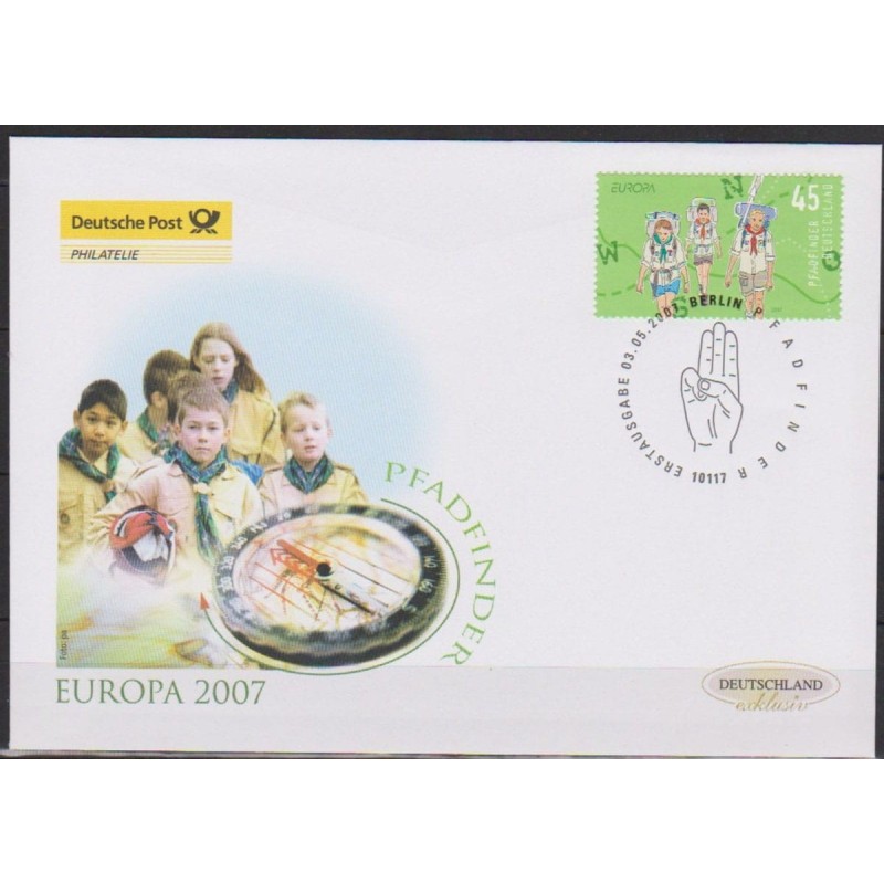 Niemcy 2007, EUROPA CEPT: harcerstwo. FDC