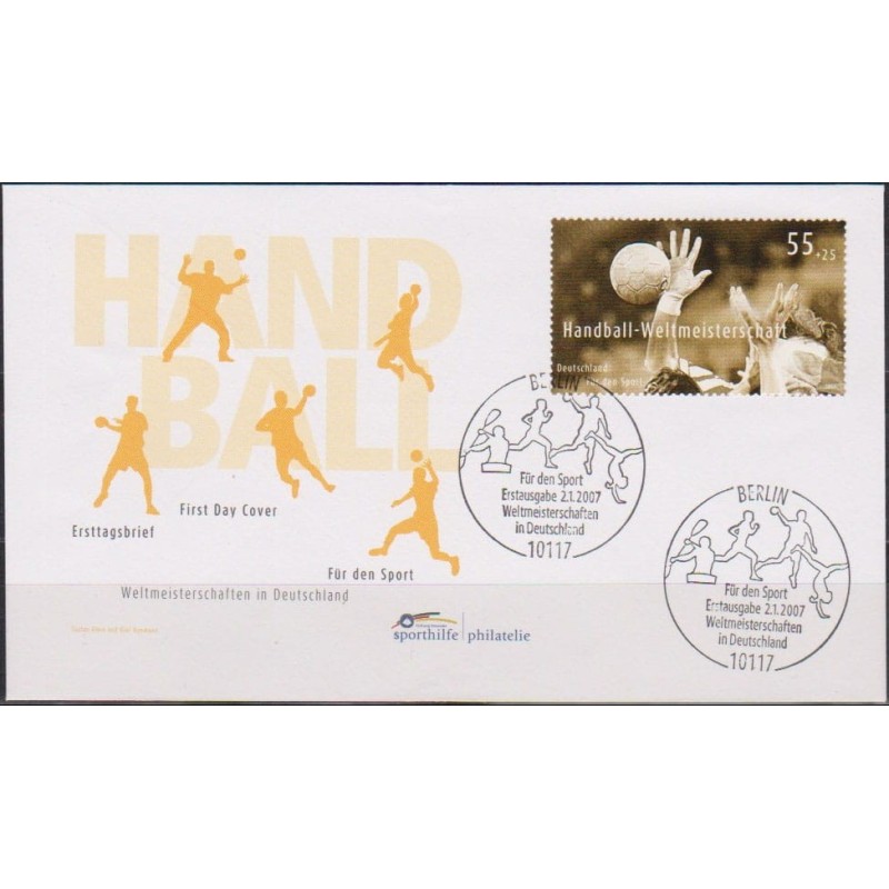 Niemcy 2007, Piłka ręczna, MŚ. FDC