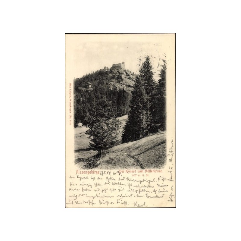 Karkonosze, Zamek Chojnik, Jelenia Góra. Obieg 1904
