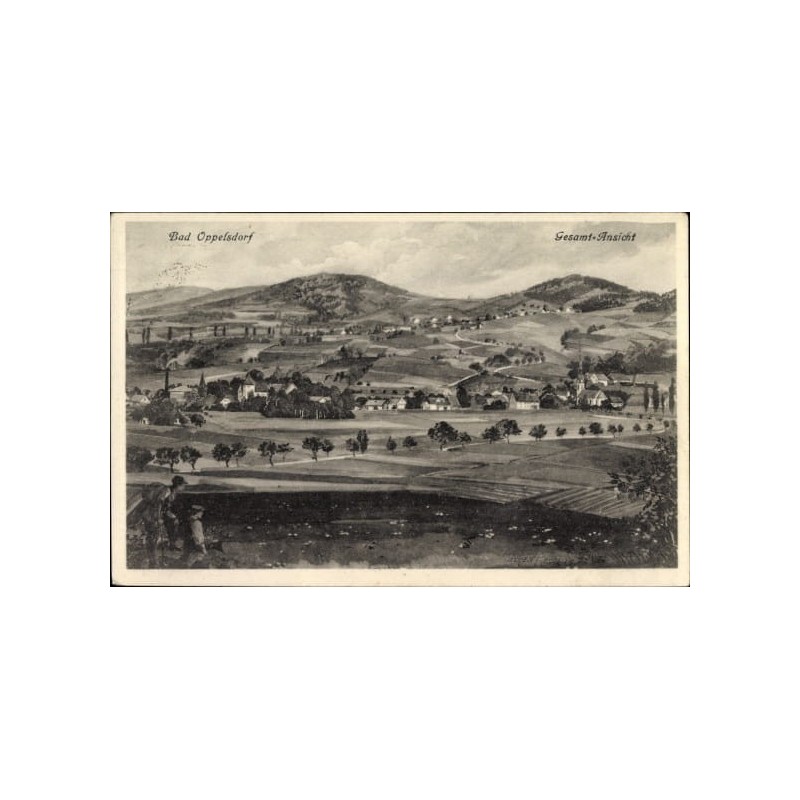 Opolno-Zdrój, widok ogólny. Obieg 1930