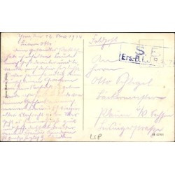Toruń, wieża, mury. Obieg 1914