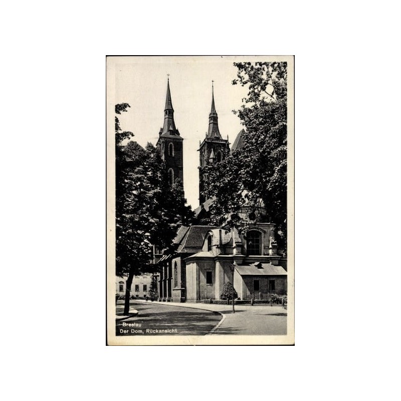 Wrocław, Ostrów Tumski, katedra. Obieg 1932