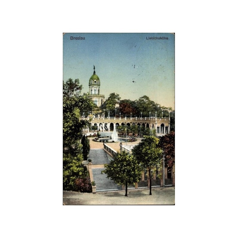 Wrocław, Wzgórze Partyzantów, Liebichshohe. Obieg 1912